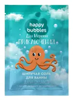 FitoКосметик happy bubbles Соль для ванны шипучая для морских приключений, соль для ванн, 100 г, 1 шт. фото