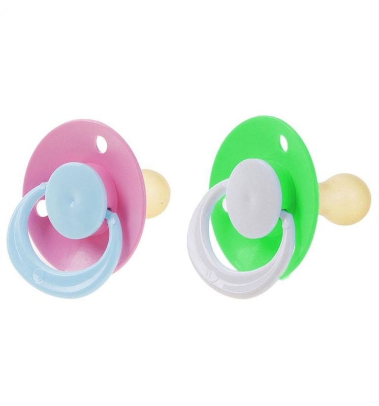 Соска-пустышка латексная с кольцом Солнышко, соска-пустышка, 1 шт, в ассортименте фото