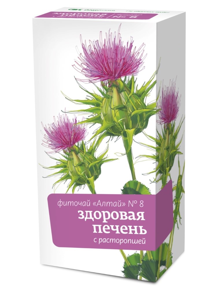 Фиточай Алтай №8 Здоровая печень с расторопшей, фиточай, 2 г, 30 шт. фото