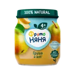 Фрутоняня детское пюре, пюре, 100 г, 1 шт, груша фото