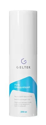 Geltek Cleansing гель очищающий, гель для умывания, 200 мл, 1 шт. фото
