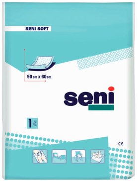 Seni soft Пеленки впитывающие, 60 см х 90 см, 1 шт, 4 капли фото