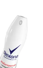 Rexona Антиперспирант Антибактериальная и Невидимая на черном и белом, аэрозоль, 150 мл, 1 шт. фото 5
