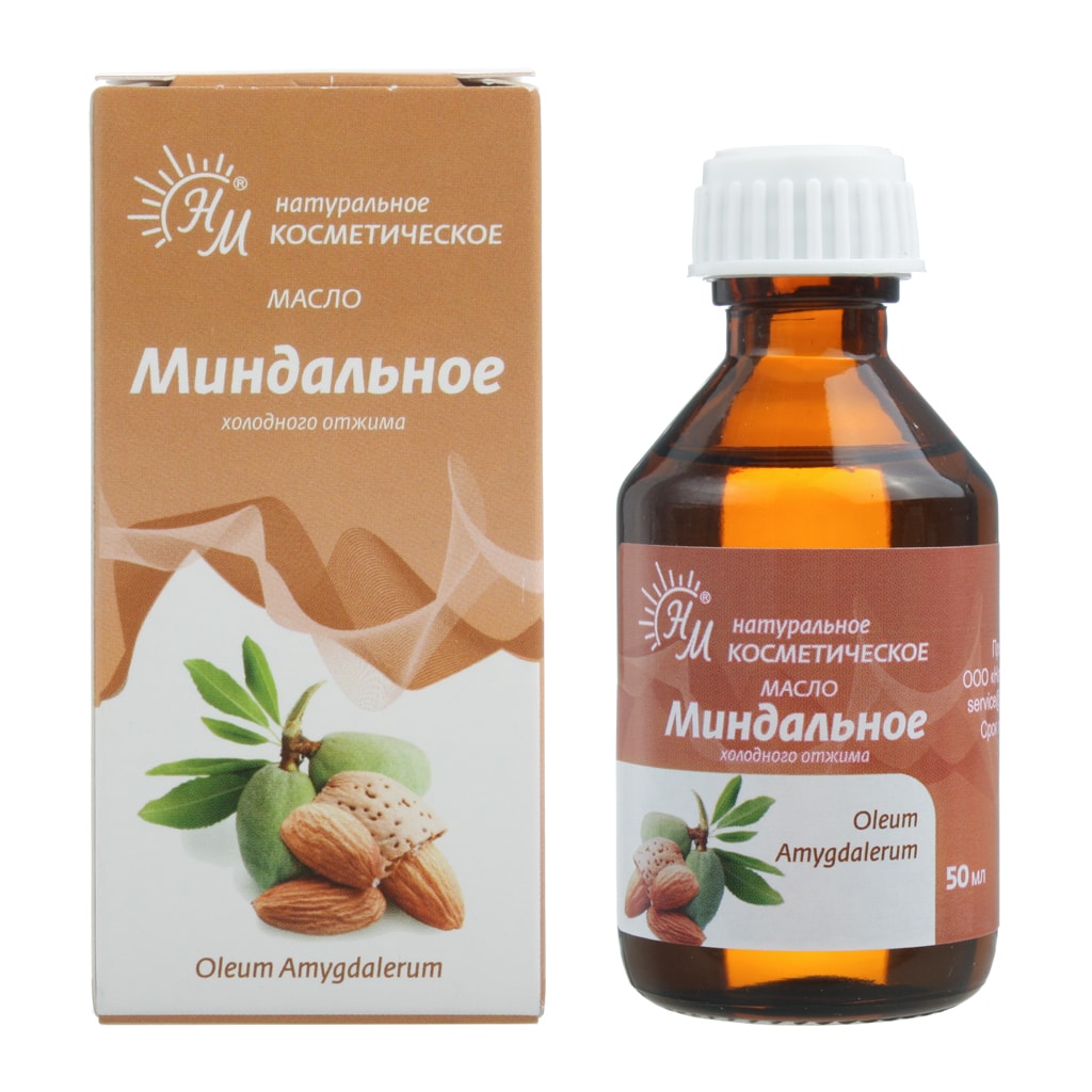 Масло миндальное, масло косметическое, 50 мл, 1 шт. фото