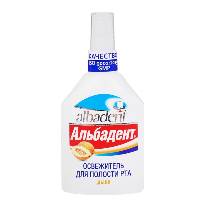 Альбадент Освежитель для полости рта, раствор для обработки полости рта, 35 мл, 1 шт, дыня фото