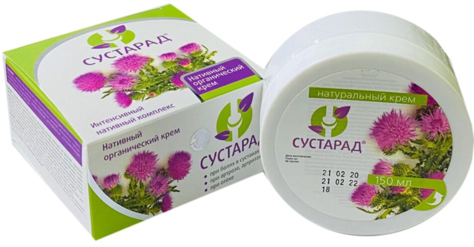 Сустарад, крем, 150 мл, 1 шт, банка фото