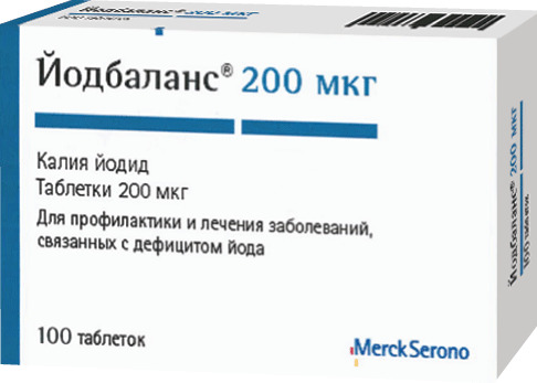 Йодбаланс, 200 мкг, таблетки, 100 шт. фото
