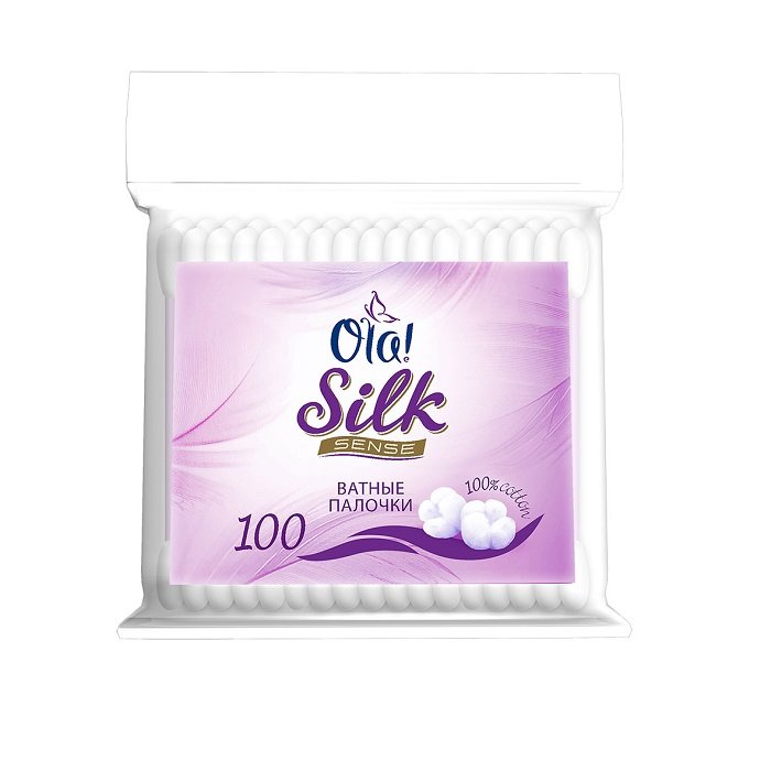 Ola! Silk Sense ватные палочки, ватные палочки в пакете, 100 шт. фото