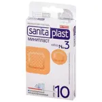 Sanitaplast Минипласт Пластыри медицинские №3, набор, 10 шт, 5 шт. — кругл., диам. 22 мм; 5 шт. — 38 x 38 мм, полимерный (из полимерных материалов) фото