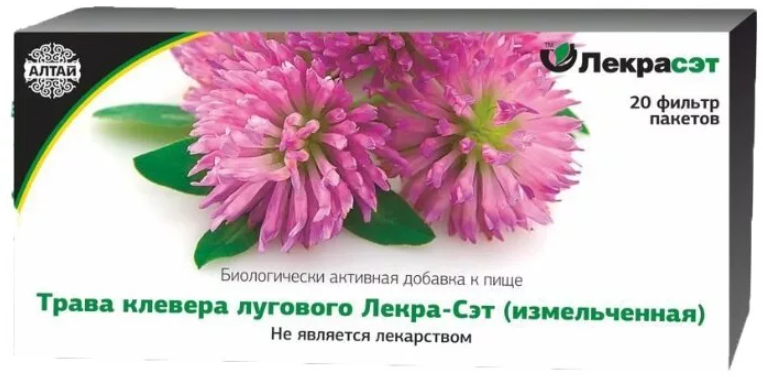 Трава клевера лугового, фиточай, 1.5 г, 20 шт. фото