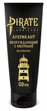Pirate лубрикант возбуждающий с ментолом, лубрикант, 50 мл, 1 шт, без отдушки фото