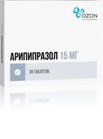 Арипипразол, 15 мг, таблетки, 30 шт. фото