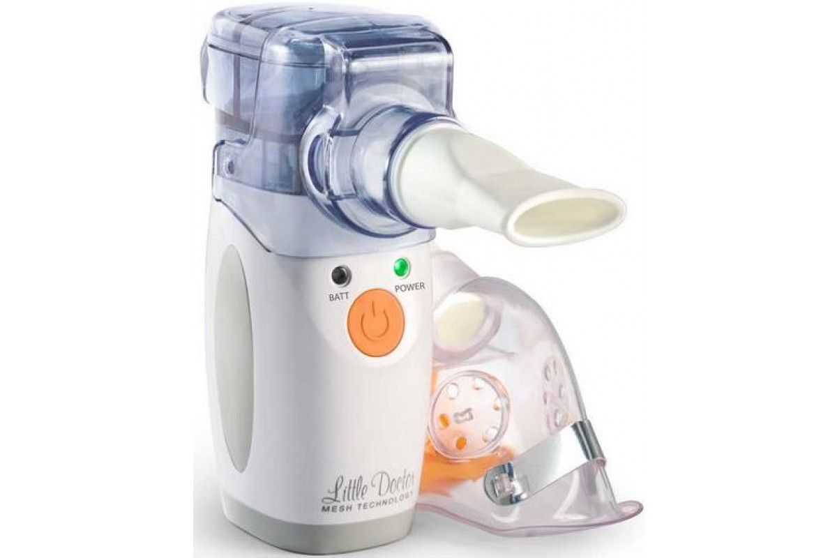 Ингалятор Little Doctor, 1 шт, LD-207U, 2 мундштука и 2 маски в комплекте фото