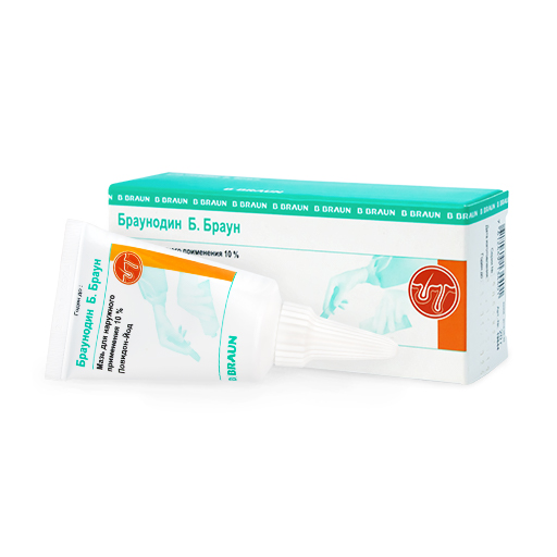 Браунодин Б.Браун, 10 %, мазь для наружного применения, 20 г, 1 шт. фото