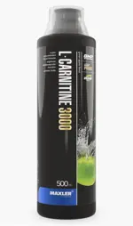 Maxler Л-Карнитин 3000, жидкость для приема внутрь, 500 мл, 1 шт, зеленое яблоко фото