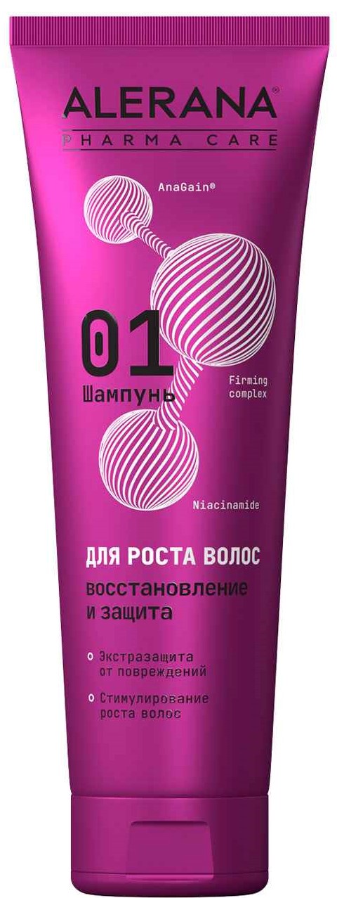 Алерана Pharma Care восстановление и защита, шампунь, 260 мл, 1 шт. фото