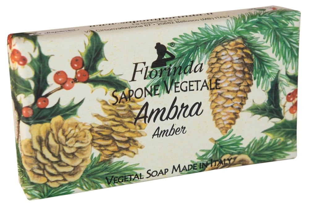 Florinda мыло туалетное твердое Амбра, мыло, 100 г, 1 шт. фото