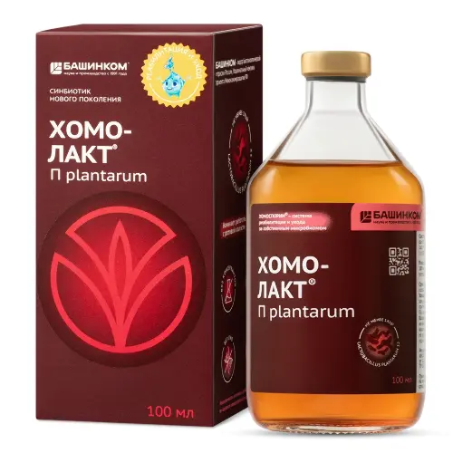 Хомо-лакт П plantarum, жидкость для приема внутрь, 100 мл, 1 шт. фото