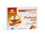 Биоконтур Рыбный жир с маслом зародышей пшеницы, облепихи и шиповника, 370 мг, капсулы, 100 шт. фото