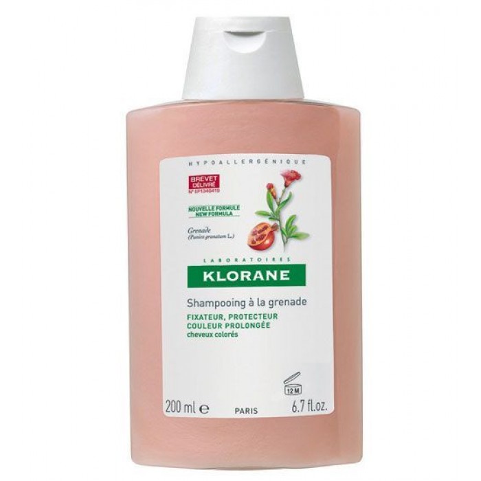 Klorane Шампунь для окрашенных волос с гранатом, шампунь, 200 мл, 1 шт. фото