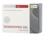 Лизиноприл-OBL, 20 мг, таблетки, 30 шт. фото