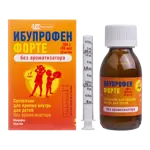 Ибупрофен Форте, 40 мг/мл, суспензия для приема внутрь, 100 г, 1 шт, без аромата фото