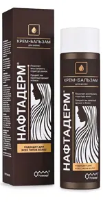 Нафтадерм крем-бальзам для волос, бальзам, 250 мл, 1 шт. фото