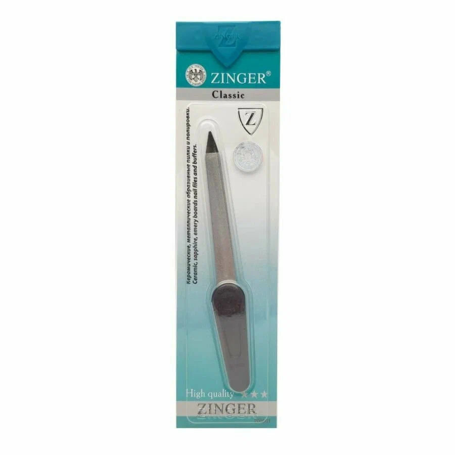 Zinger Пилка для ногтей металлическая, 1 шт, арт. F-6H-3 фото