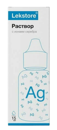 Лекстор Средство гигиеническое с ионами серебра, капли, 15 мл, 1 шт. фото