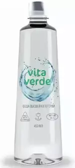 Vita Verde Вода питьевая, вода питьевая негазированная, 0.45 л, 1 шт. фото