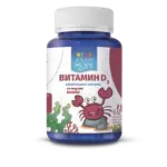 Доктор Море kids Витамин D3, 500 мг, капсулы жевательные, 60 шт, вишня фото