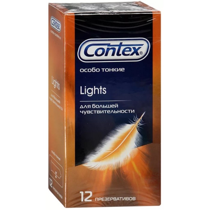Contex Lights, презервативы, 12 шт, особо тонкие фото
