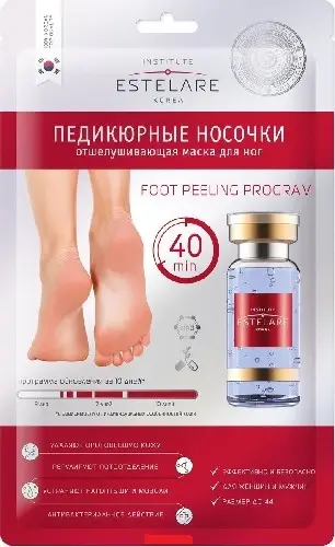 Institute Estelare маска-пилинг отшелушивающие для ног педикюрные носочки, 1 шт. фото