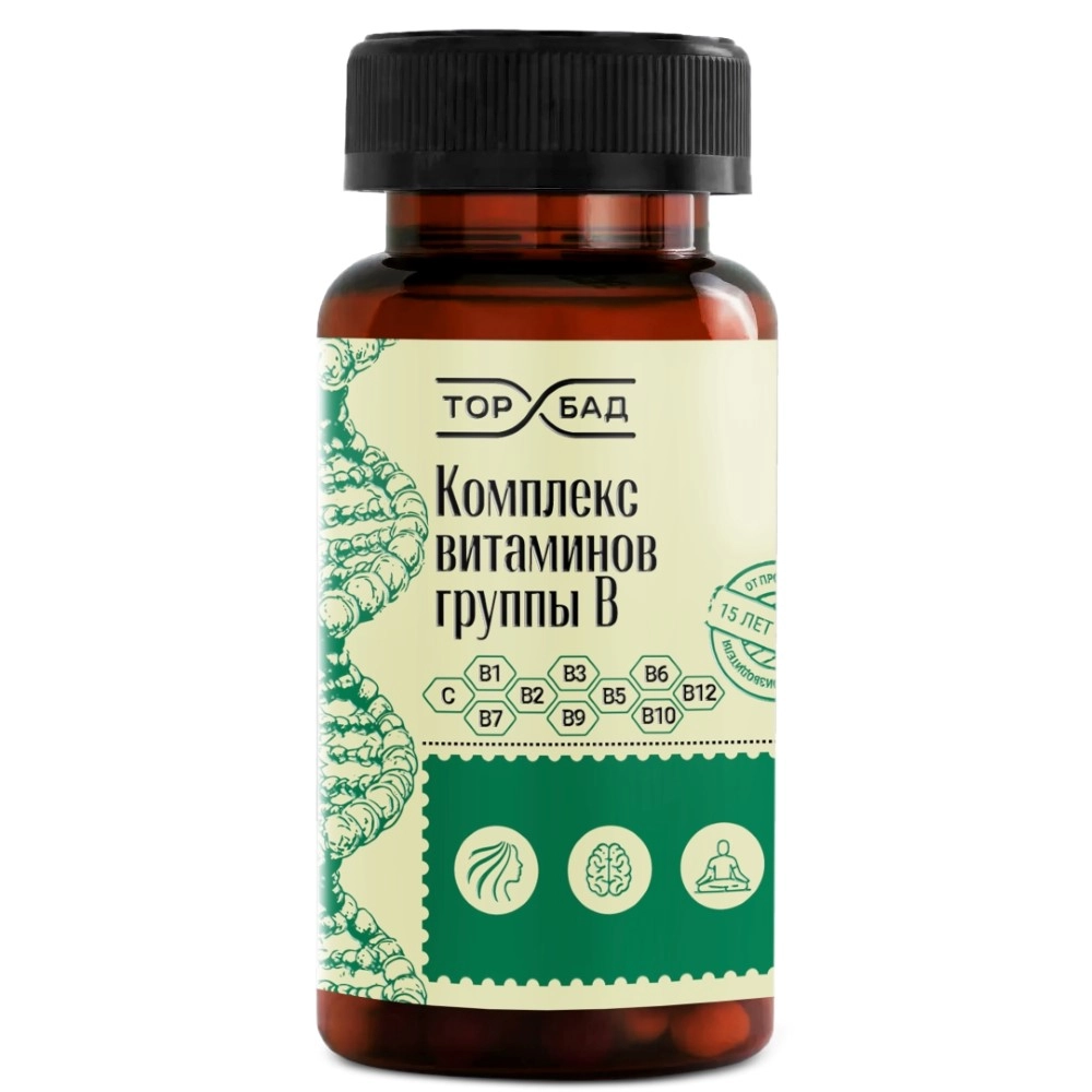 Торбад Комплекс витаминов группы B, капсулы, 60 шт. фото