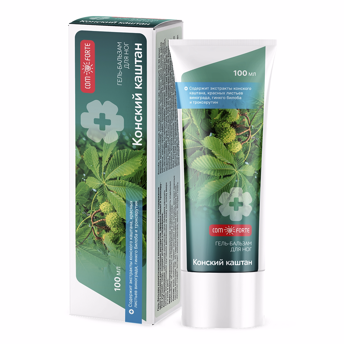 ComForte Конский каштан, гель-бальзам, 100 мл, 1 шт. фото