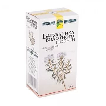 Багульника болотного побеги, сырье растительное измельченное, 50 г, 1 шт. фото