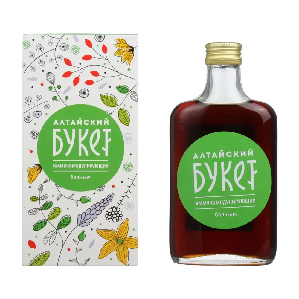 Алтайский Букет Бальзам Иммуномодулирующий, бальзам для приема внутрь, 250 мл, 1 шт. фото