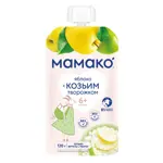 Мамако пюре с козьим творогом, пюре, 120 г, 1 шт, яблоко фото