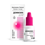 Домизиа Дуо, 20мг/мл+5мг/мл, капли глазные, 5 мл, 1 шт. фото