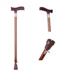 B.Well Трость опорная металлическая, 1 шт, арт. WR-411, телескопическая фото