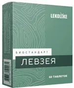 Lekolike Биостандарт Левзея, таблетки, 60 шт. фото