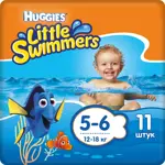 Huggies Подгузники-трусики для плавания, р. 5-6, 11 шт, 12-18 кг фото
