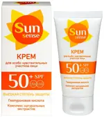 Sun Sensе крем для особо чувствительных участков лица SPF 50+, крем, 50 мл, 1 шт. фото