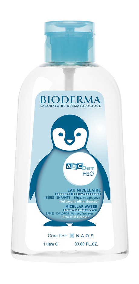 Bioderma ABCDerm H2O Мицеллярная вода, мицеллярная вода, 1000 мл, 1 шт. фото