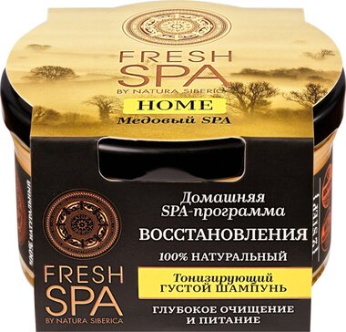 Natura Siberica Fresh Spa Home Шампунь тонизирующий густой медовый, шампунь, 170 мл, 1 шт. фото