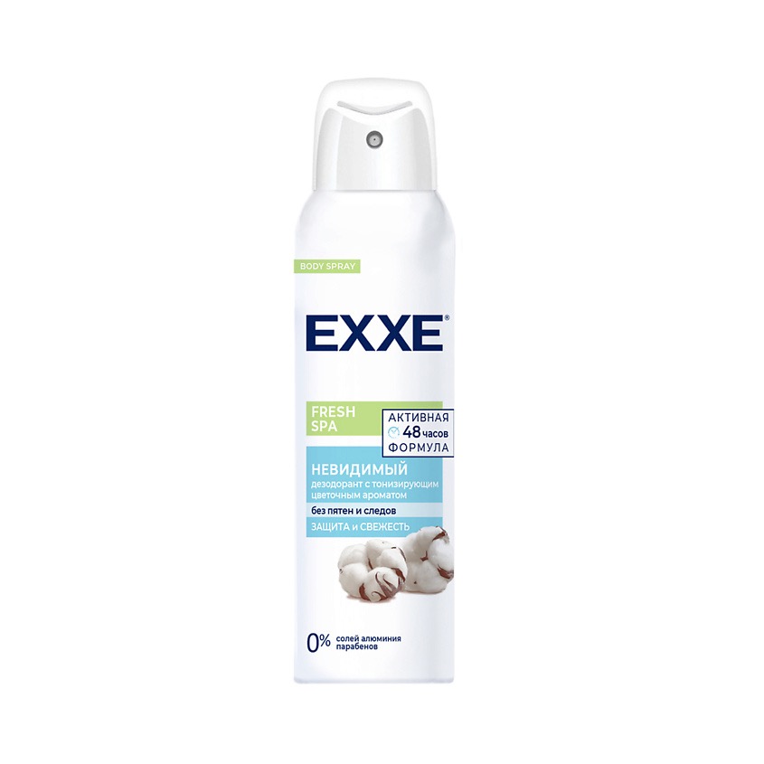 EXXE Fresh Spa дезодорант женский Невидимый, аэрозоль, 150 мл, 1 шт. фото