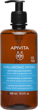 Apivita шампунь увлажняющий с гиалуроновой кислотой и алоэ, шампунь, 500 мл, 1 шт. фото