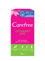 Carefree Cotton Feel Aloe Прокладки ежедневные, прокладки ежедневные, 30 шт. фото