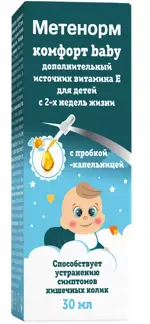 Метенорм Комфорт Бэби, капли для приема внутрь, 30 мл, 1 шт. фото