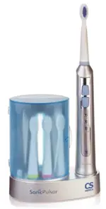 CS Medica CS-233-UV Электрическая зубная щетка звуковая, 1 шт, с УФ-дезинфектором для насадок фото 2